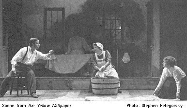 A scene from The Yellow Wallpaper